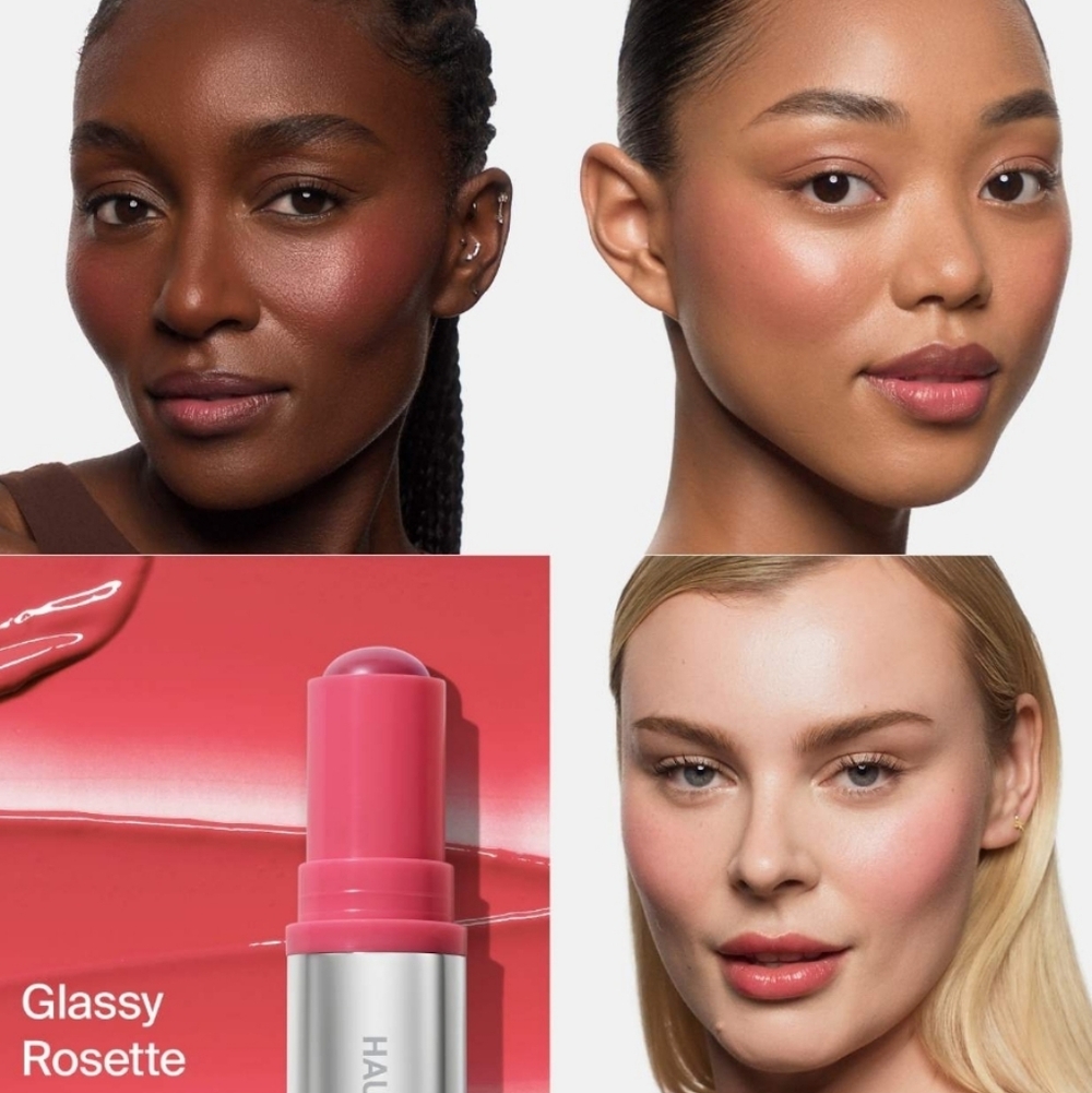 NIB HAUS LABS COLOR FUSE GLASSY BLUSH BALM IN GLOSSY ROSETTE - Picture 7 of 14
